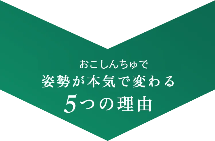 姿勢が本気で変わる5つの理由